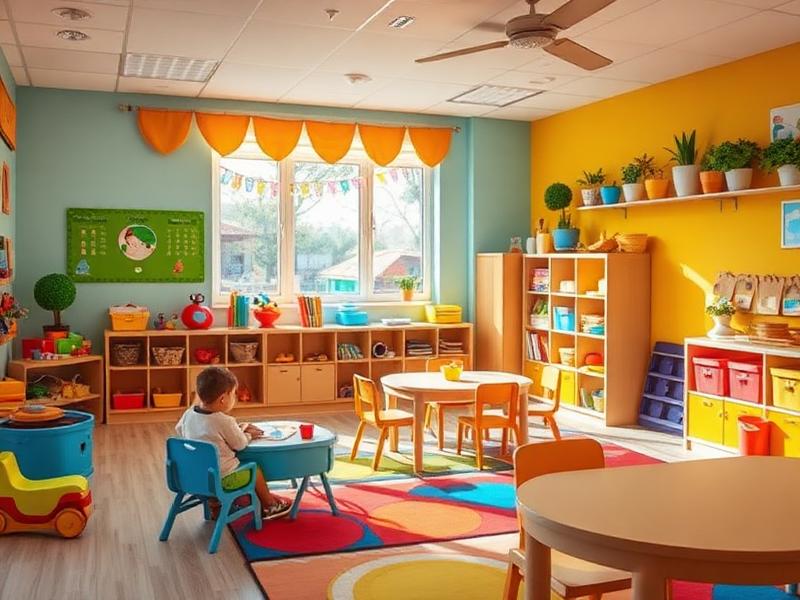 Modern classroom